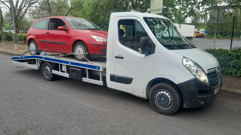 Car collected for scrap in the South Lakes